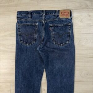 Levi's 517 Jeans Mens 33x34 Bootcut Dark Wash Blue Denim Cotton Western Y2K